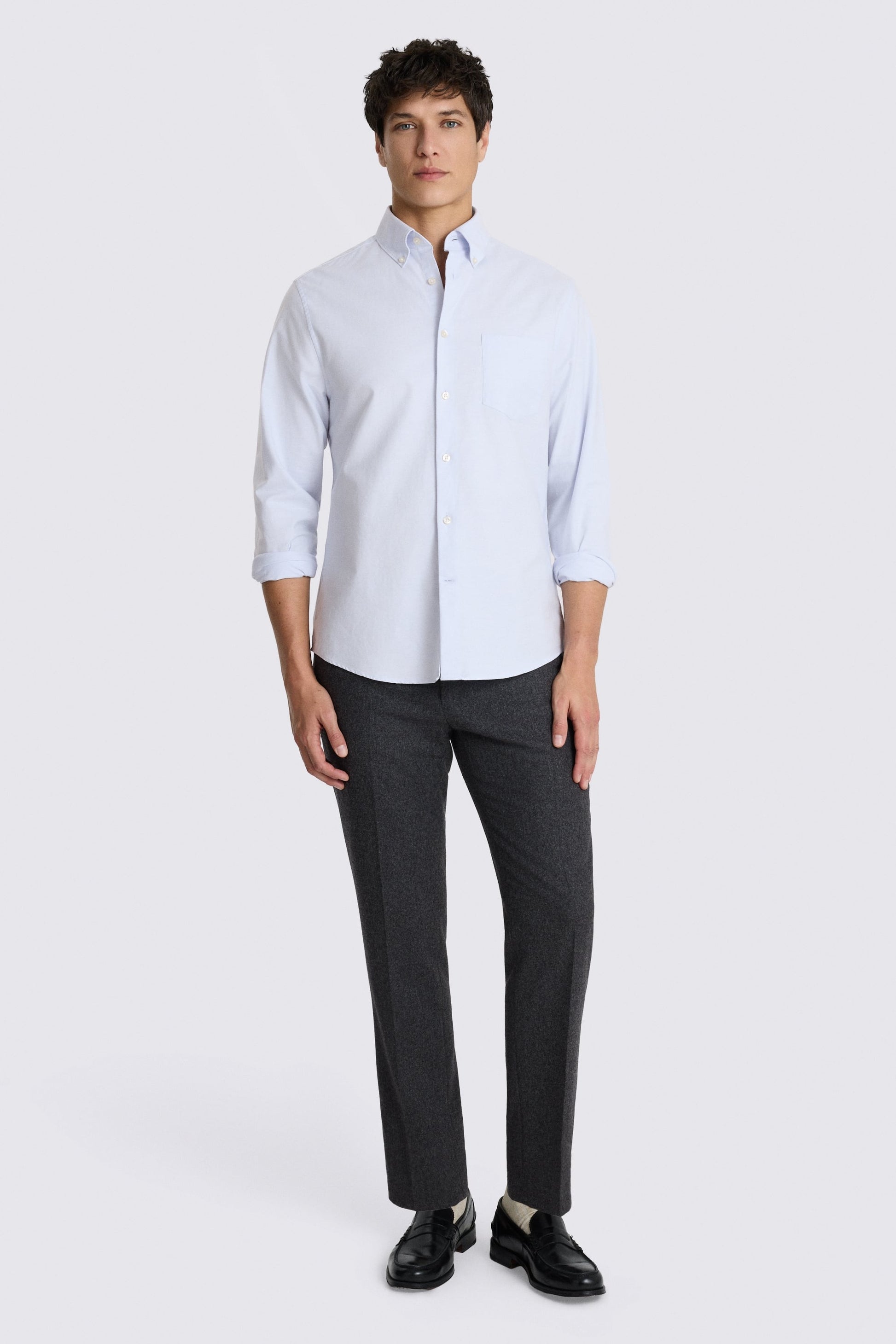 Sky Washed Cotton Oxford Shirt