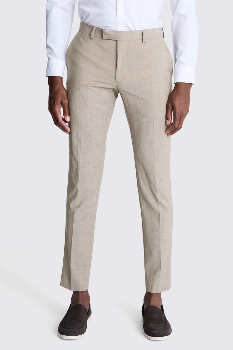 Slim Fit Taupe Performance Suit