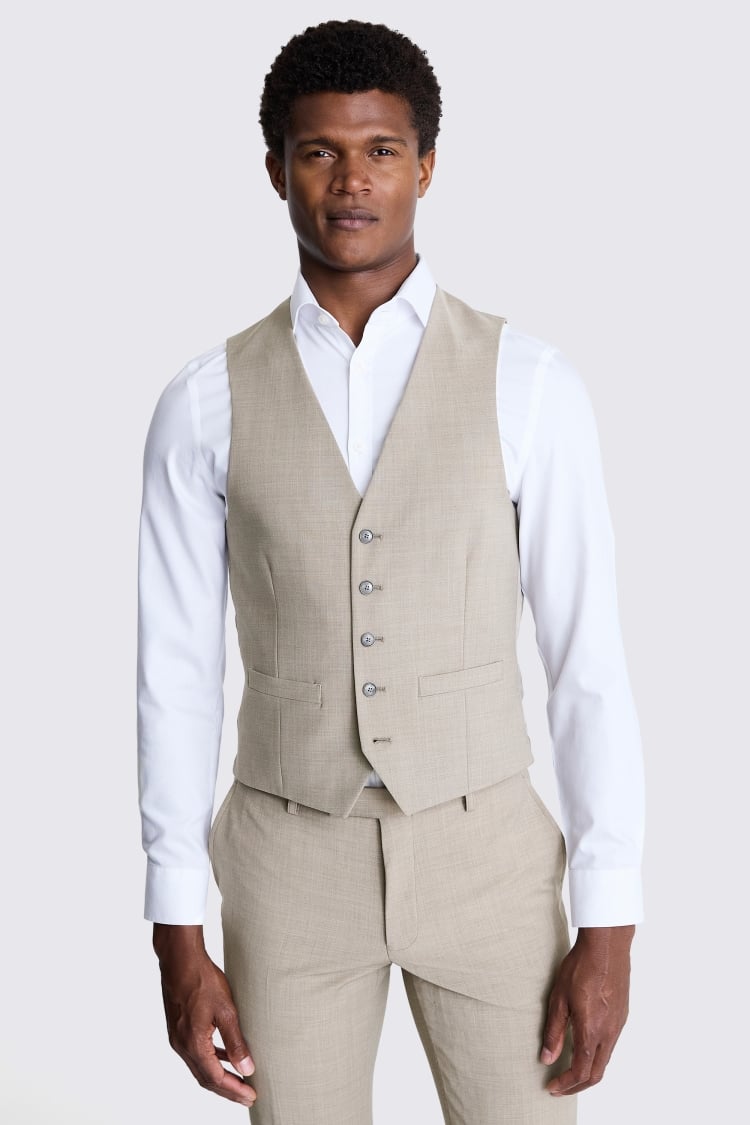 Slim Fit Taupe Performance Suit