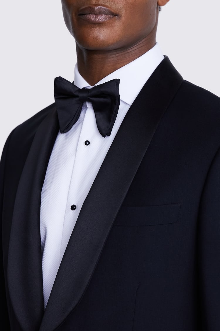 Regular Fit Black Shawl Lapel Tuxedo Jacket