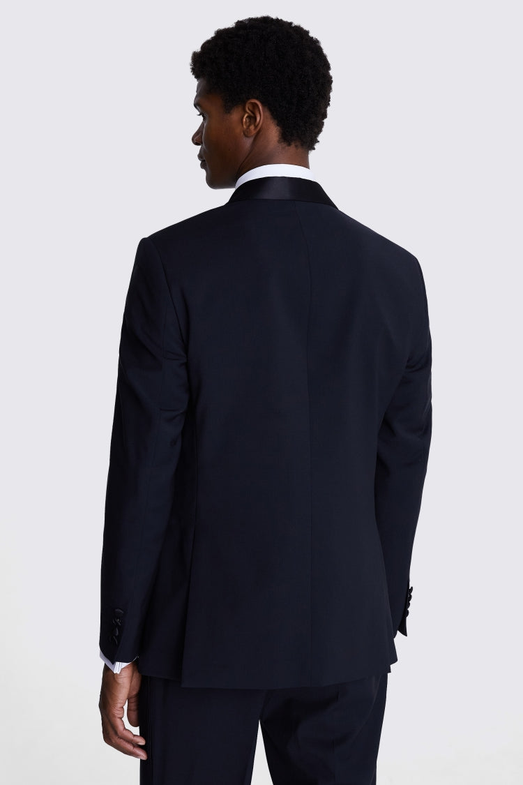 Regular Fit Black Shawl Lapel Tuxedo Jacket