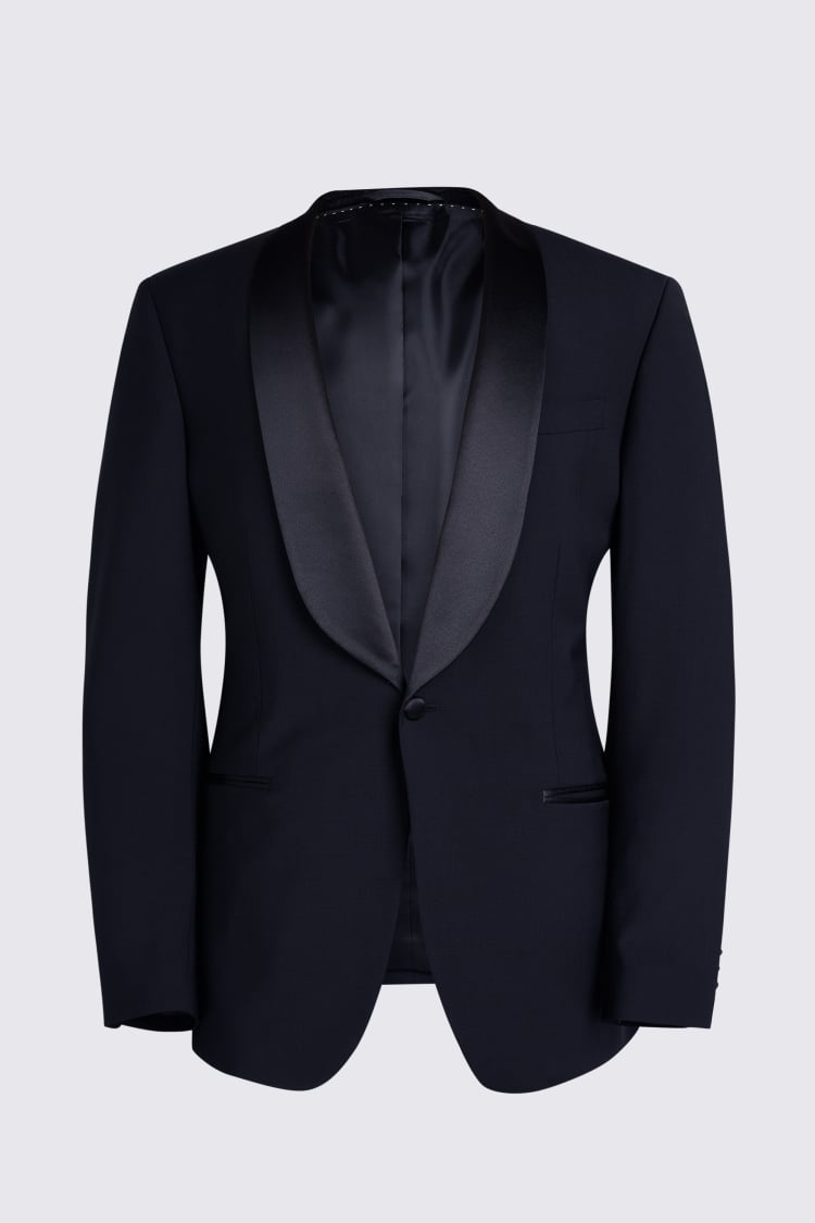 Regular Fit Black Shawl Lapel Tuxedo Jacket