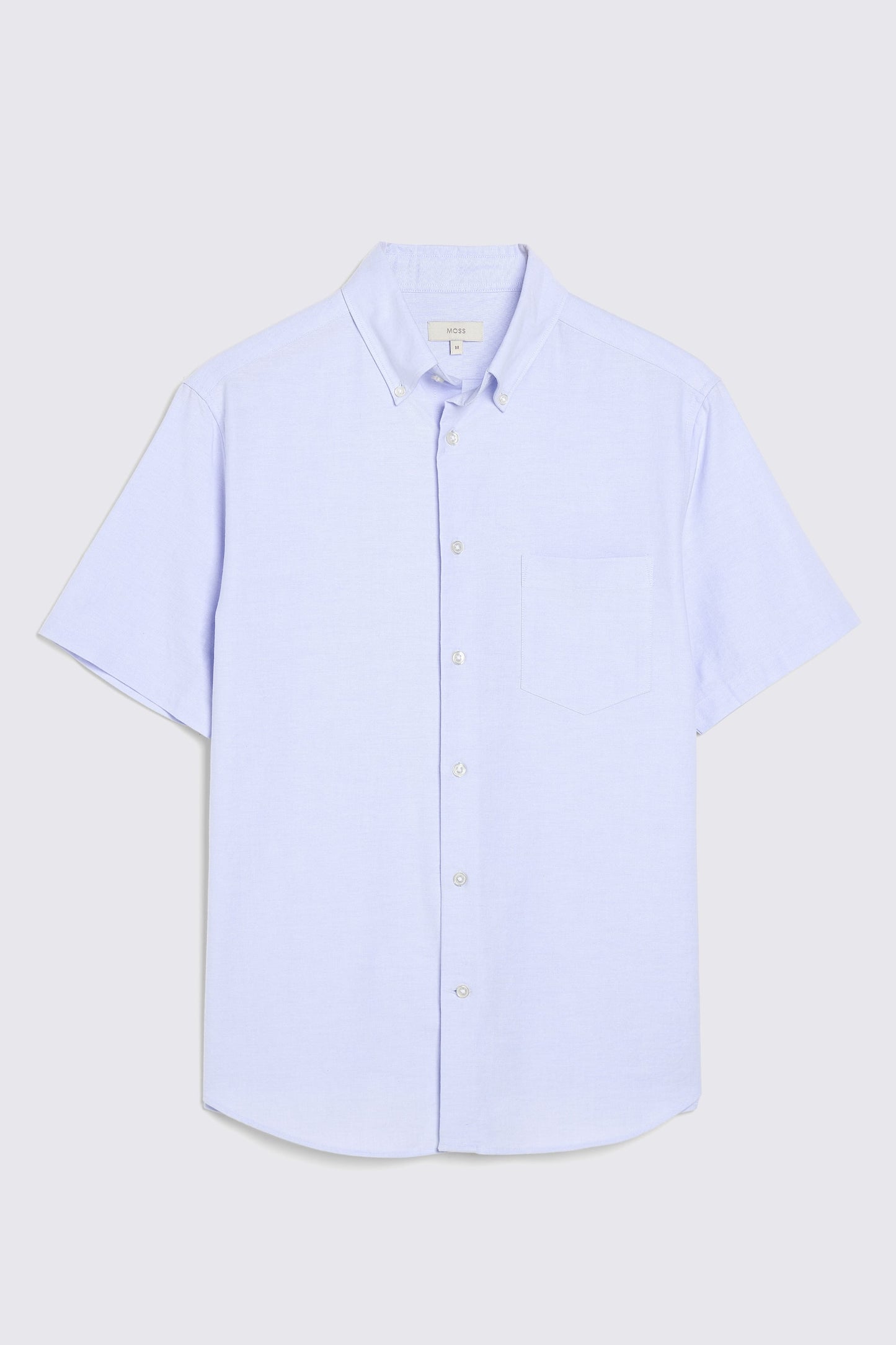 Sky Short Sleeve Cotton Oxford Shirt