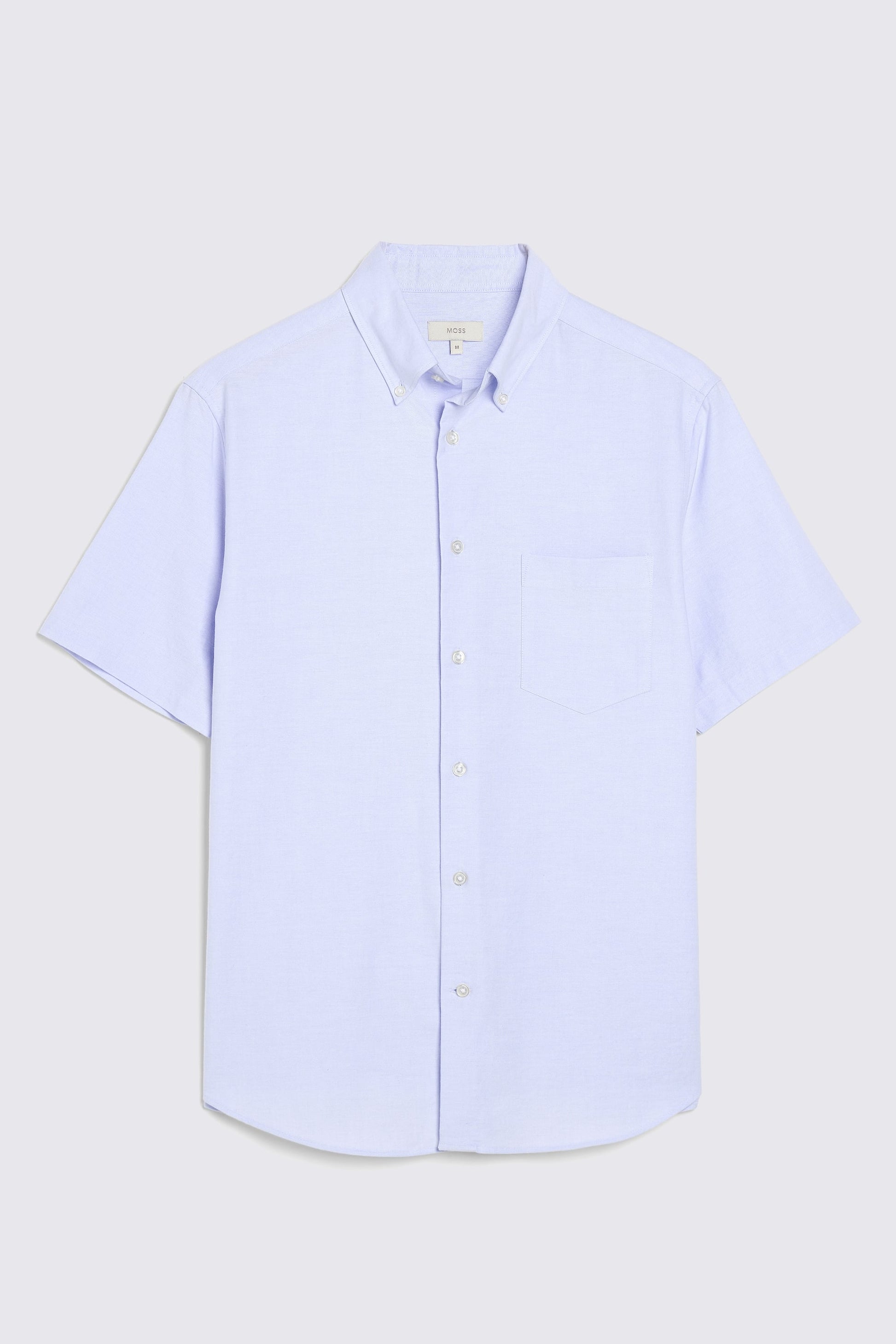 Sky Short Sleeve Cotton Oxford Shirt