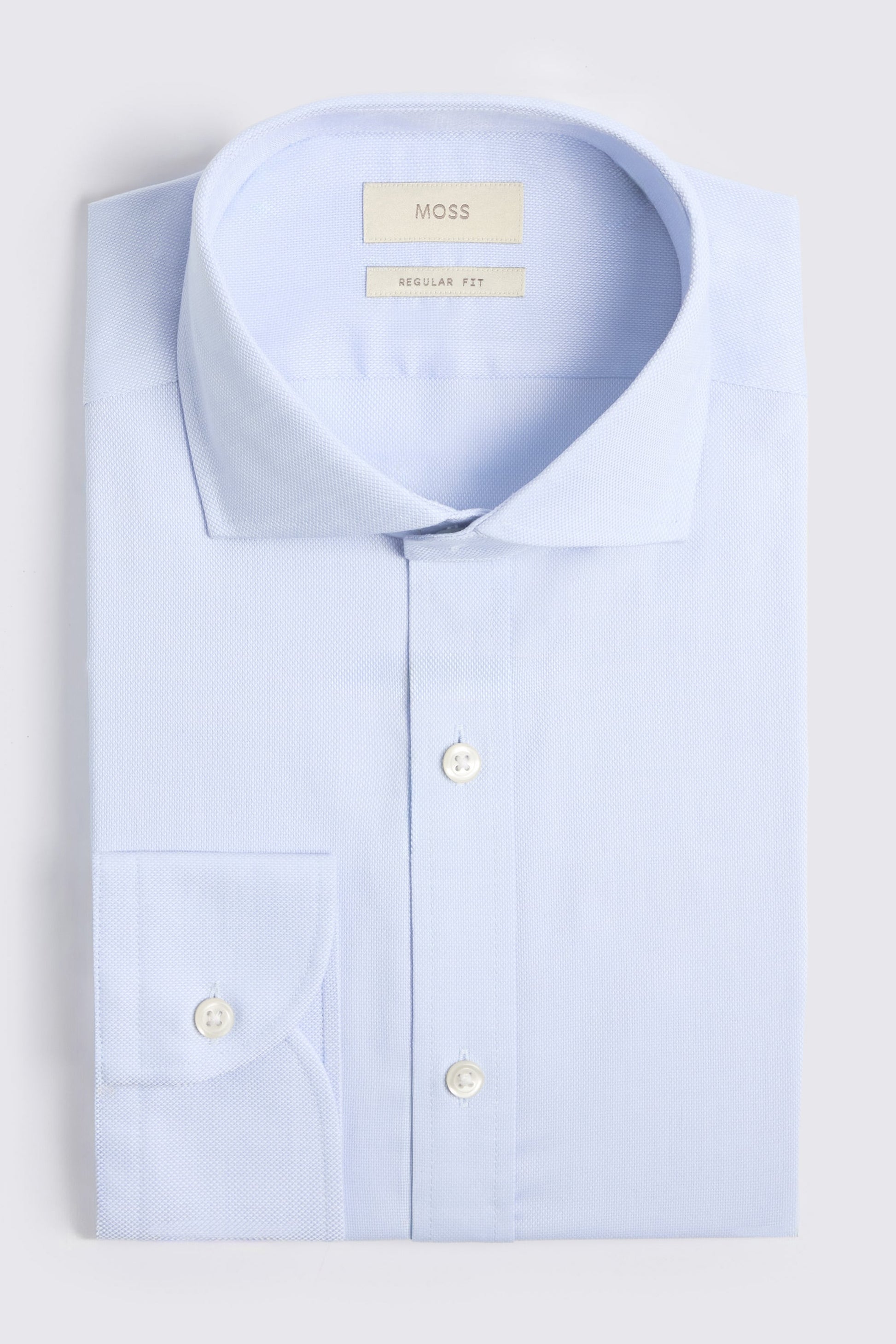 Regular Fit Sky Dobby Stretch Shirt