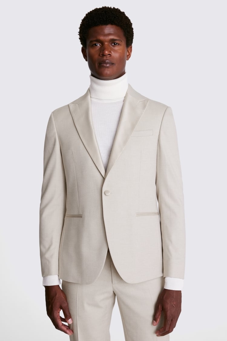 Slim Fit Light Camel Tuxedo Jacket