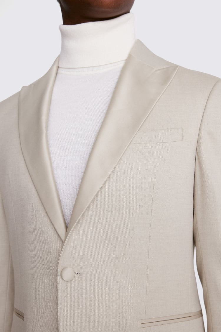 Slim Fit Light Camel Tuxedo Jacket