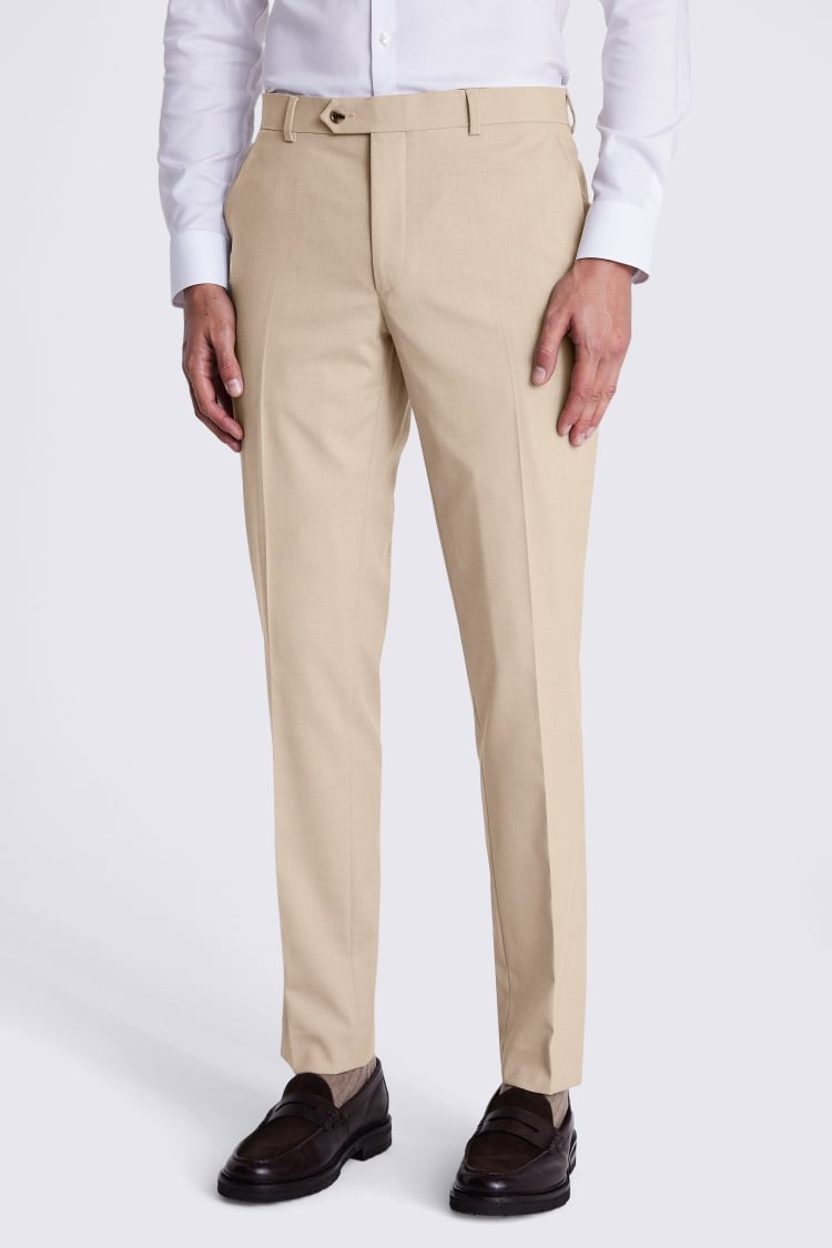 Slim Fit Taupe Suit