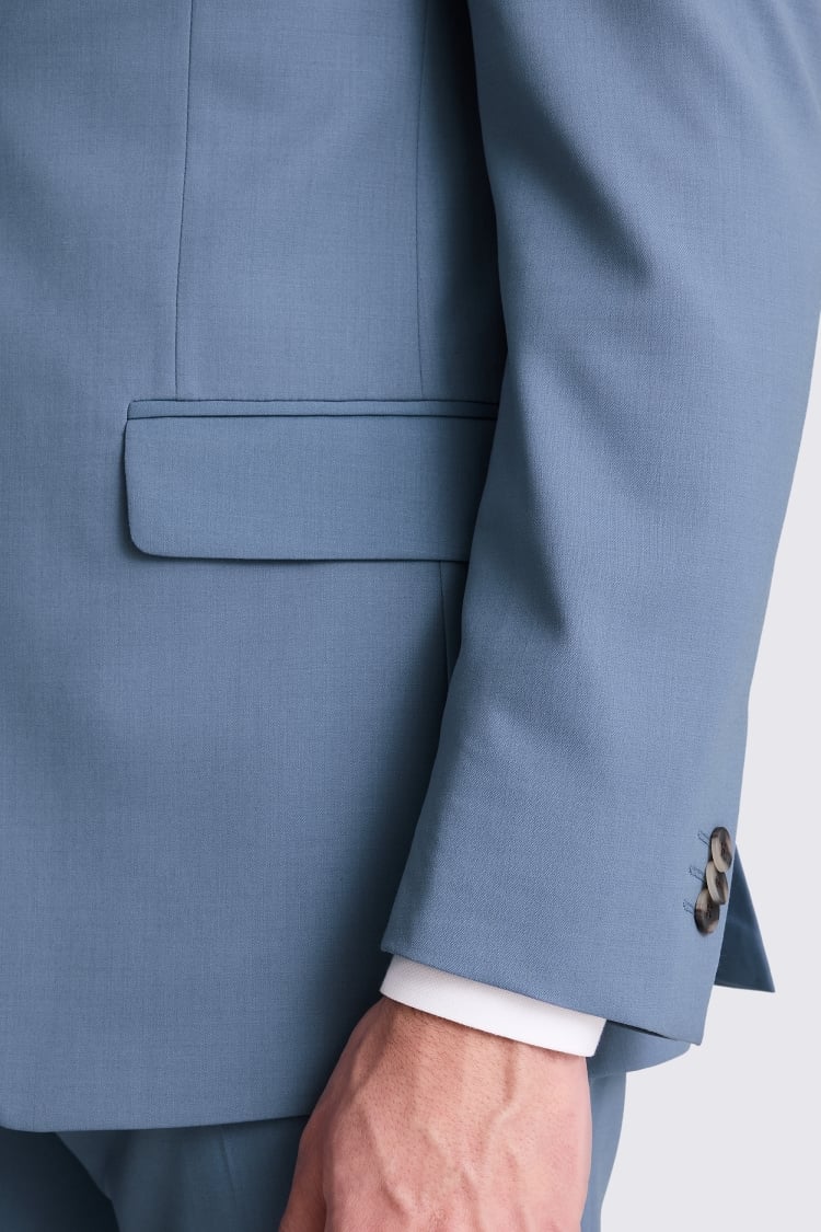 Tailored Fit Blue Suit