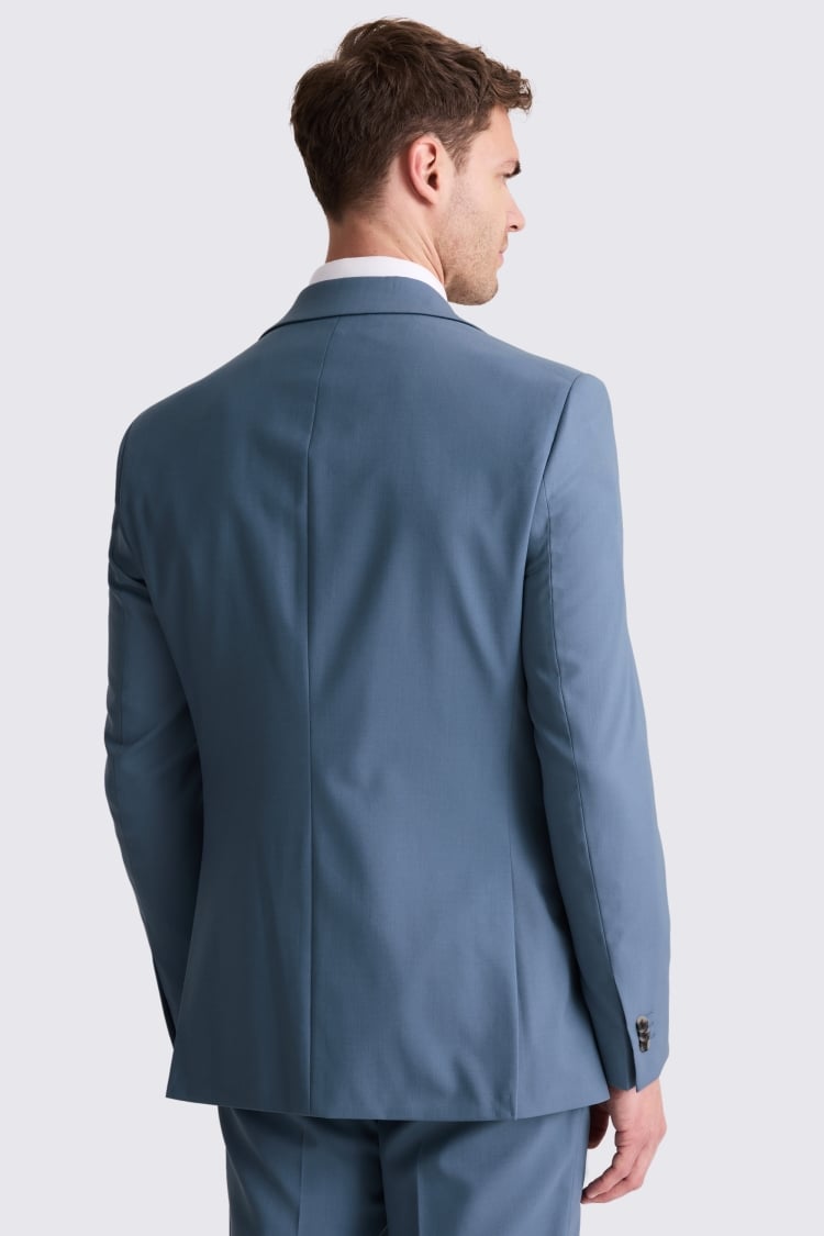Tailored Fit Blue Suit