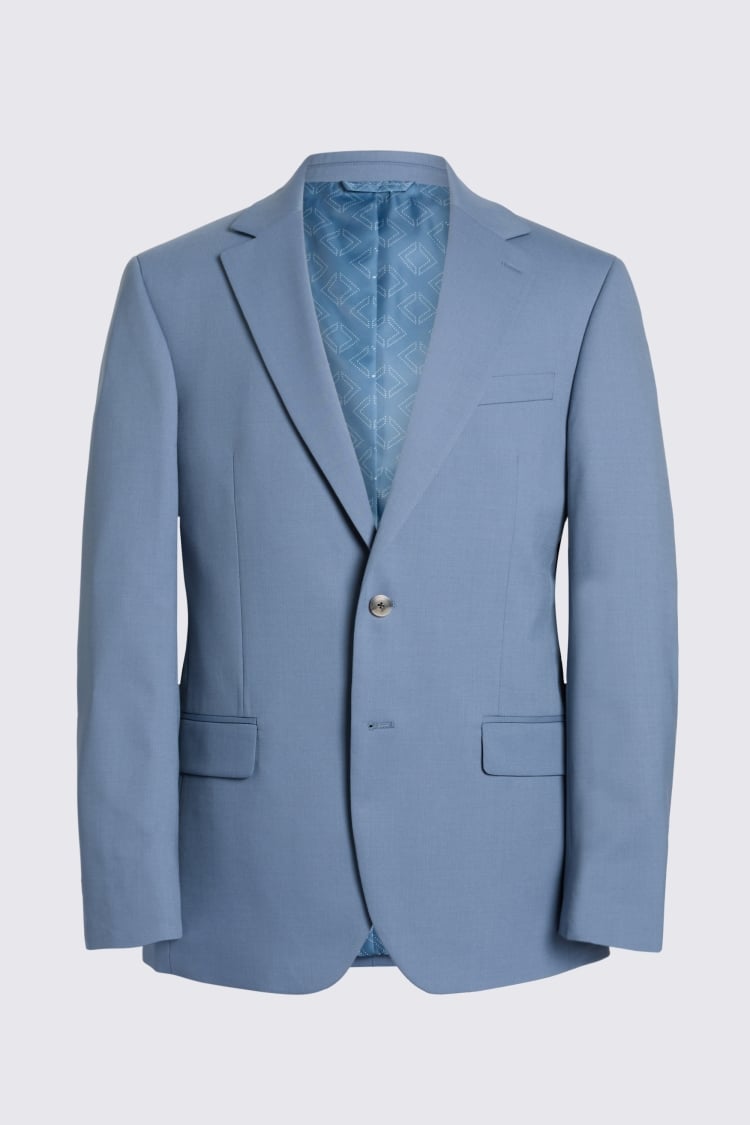 Tailored Fit Blue Suit