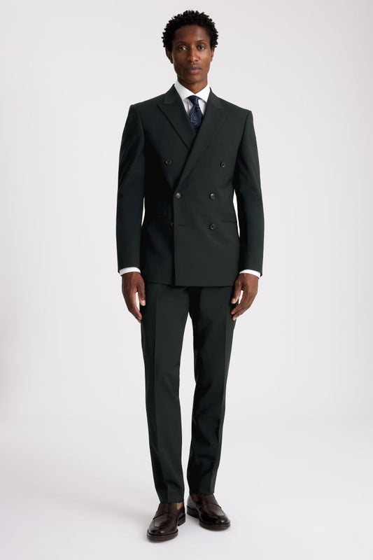 Tailored Fit Dark Teal Performance Suit