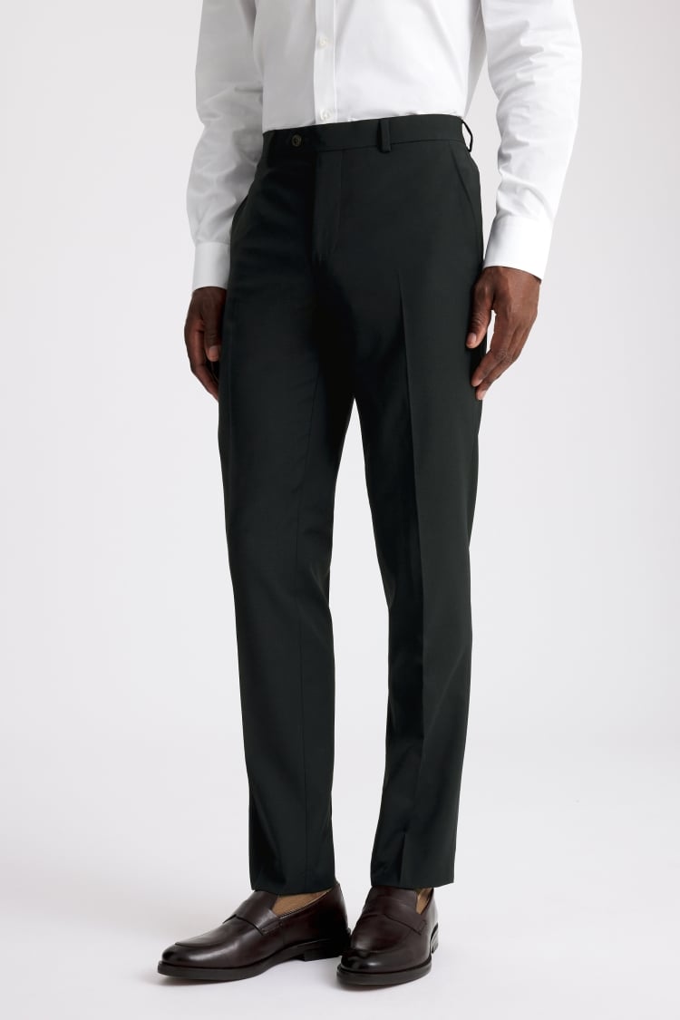 Tailored Fit Dark Teal Performance Suit