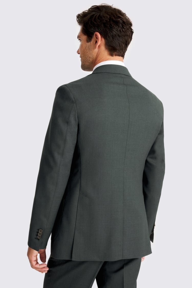 Italian Tailored Fit Dark Green Suit