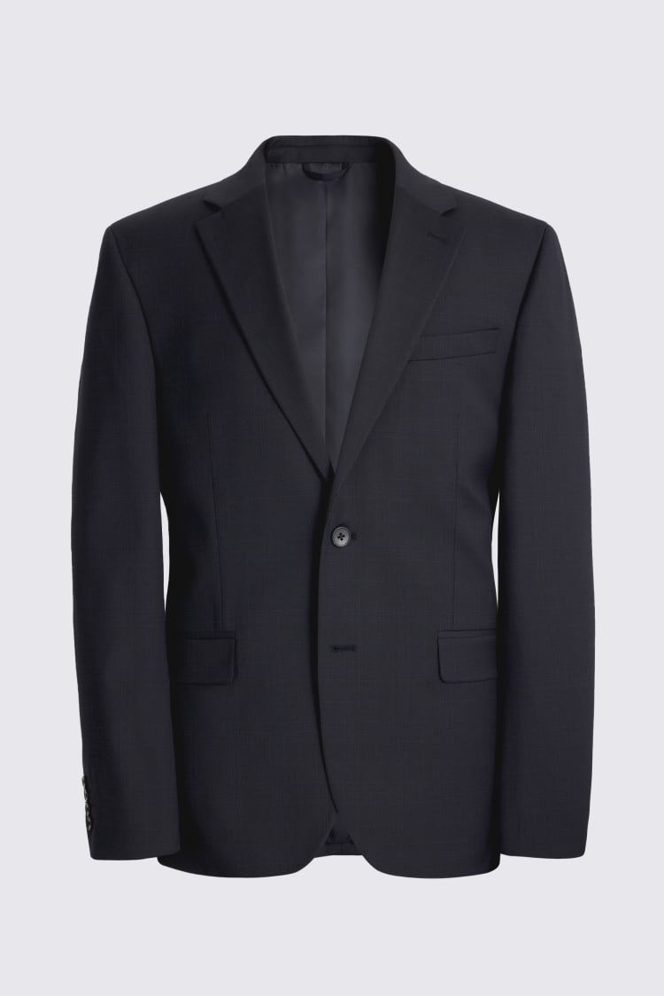 Slim Fit Blue Check Suit