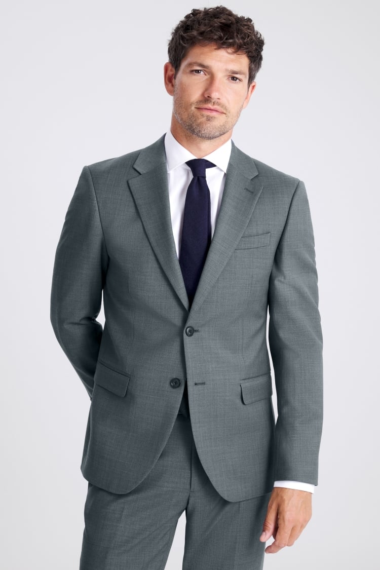 Slim Fit Teal Suit