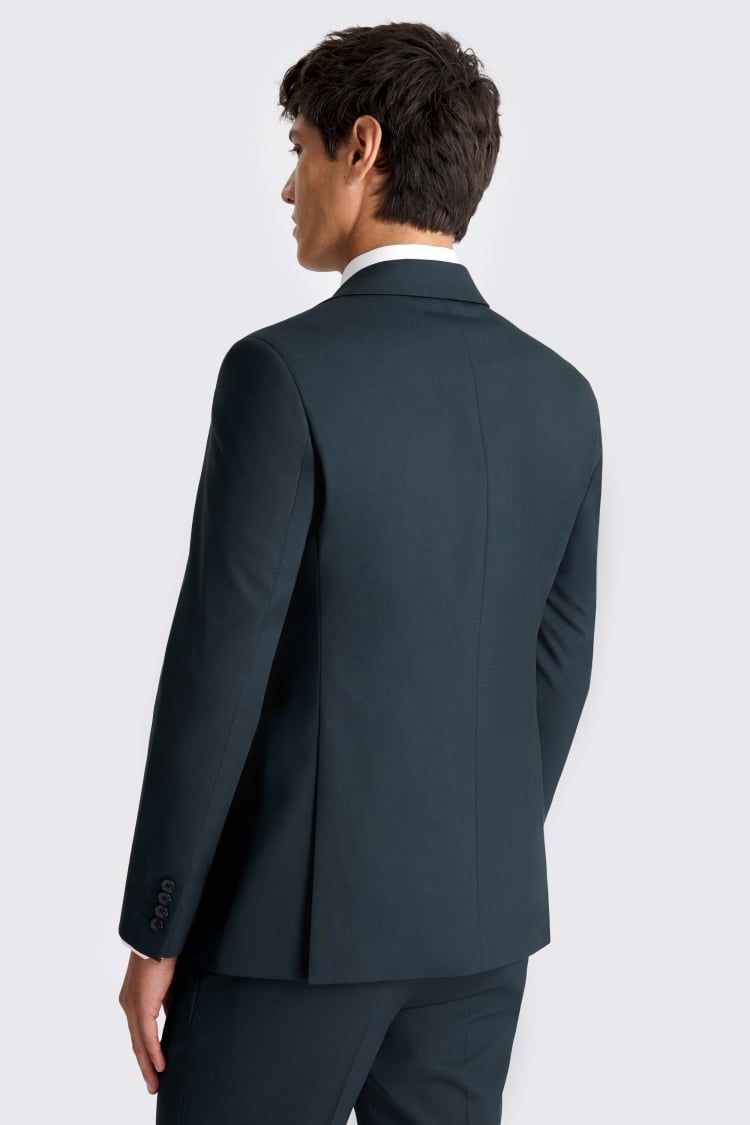 Slim Fit Teal Suit