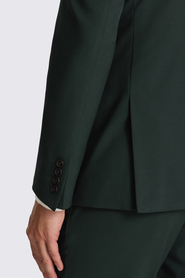 Slim Fit Dark Green Suit