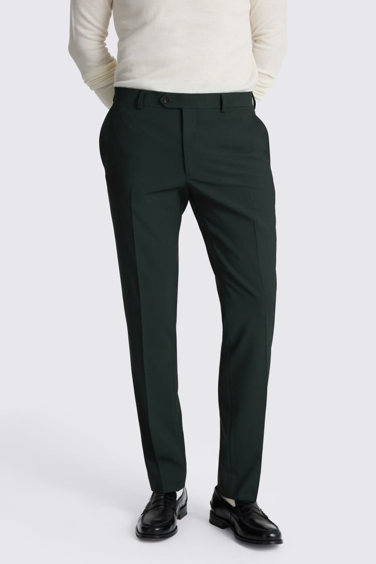 Slim Fit Dark Green Suit