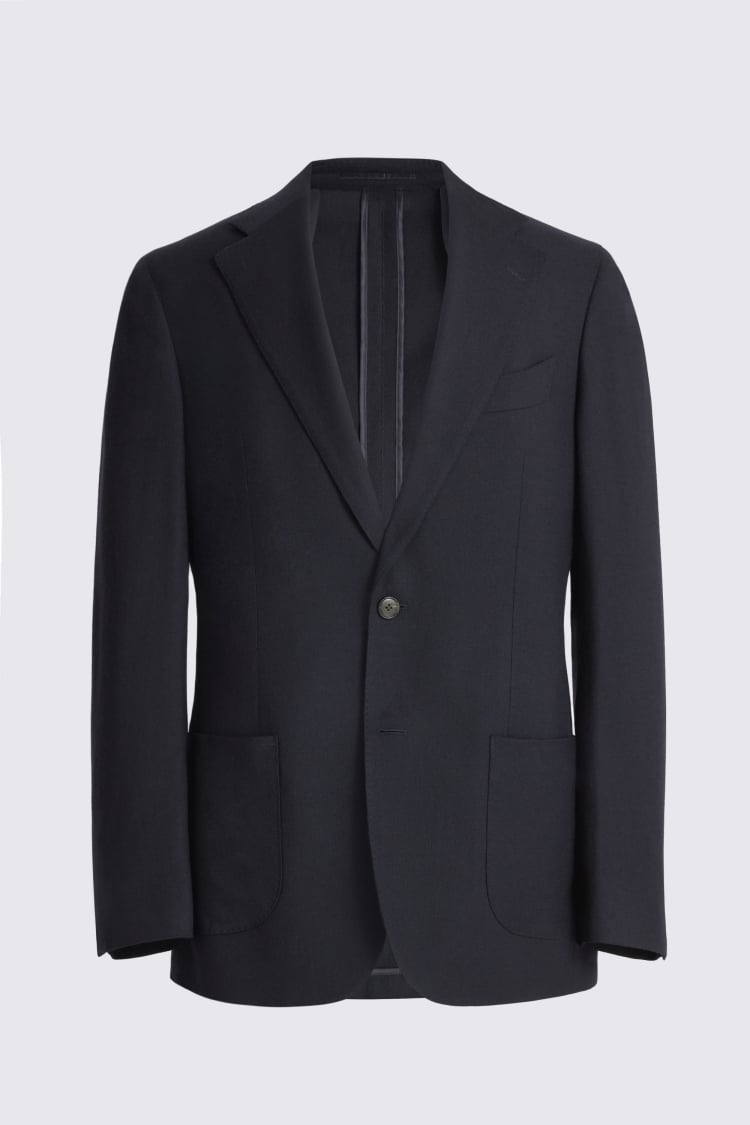 Italian Navy Hopsack Jacket