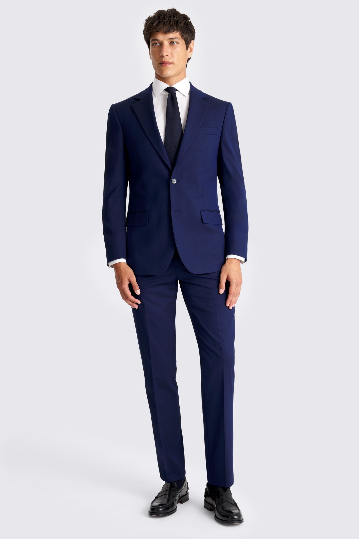 Tailored Fit Blue Suit