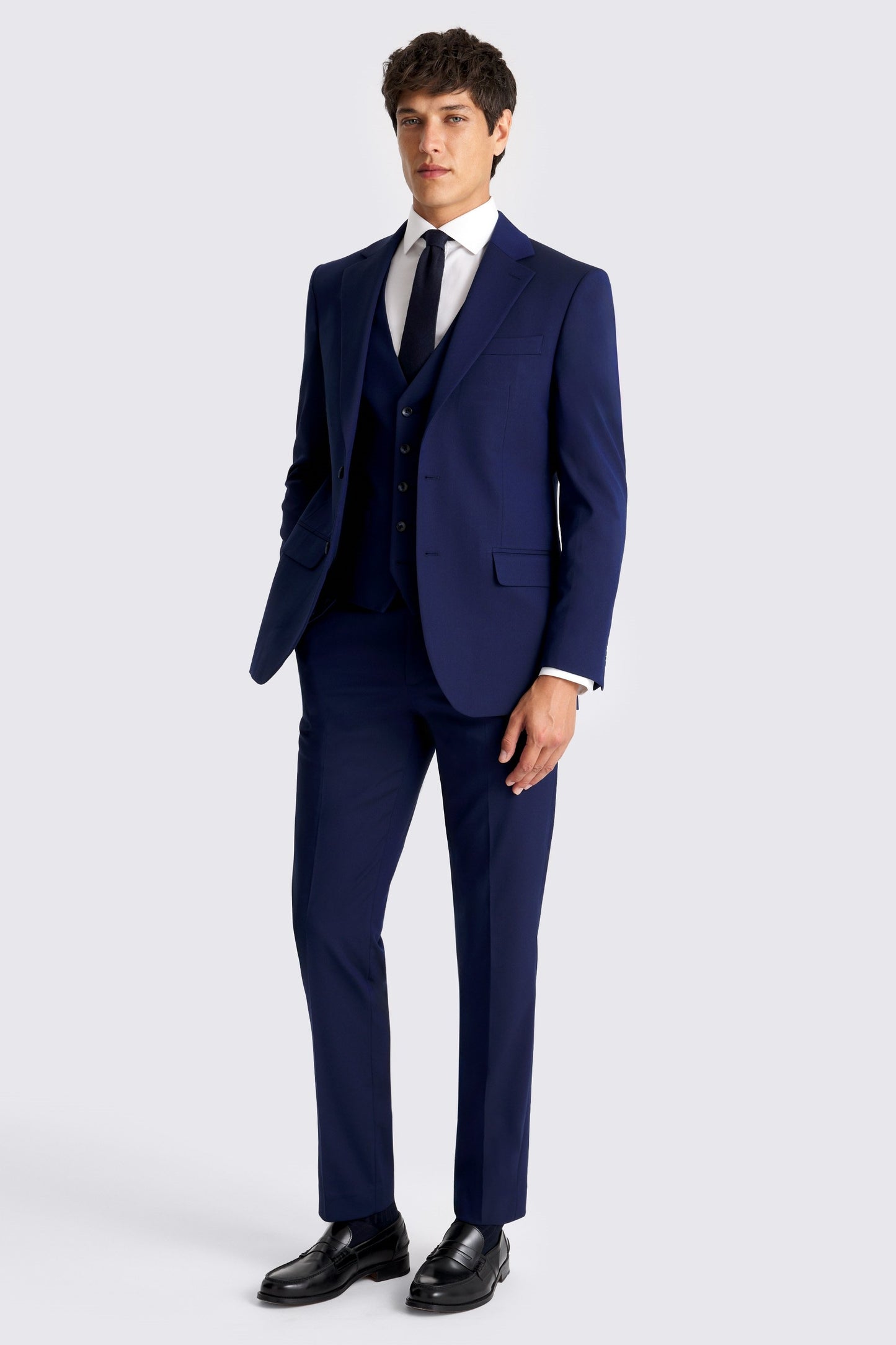 Tailored Fit Blue Suit