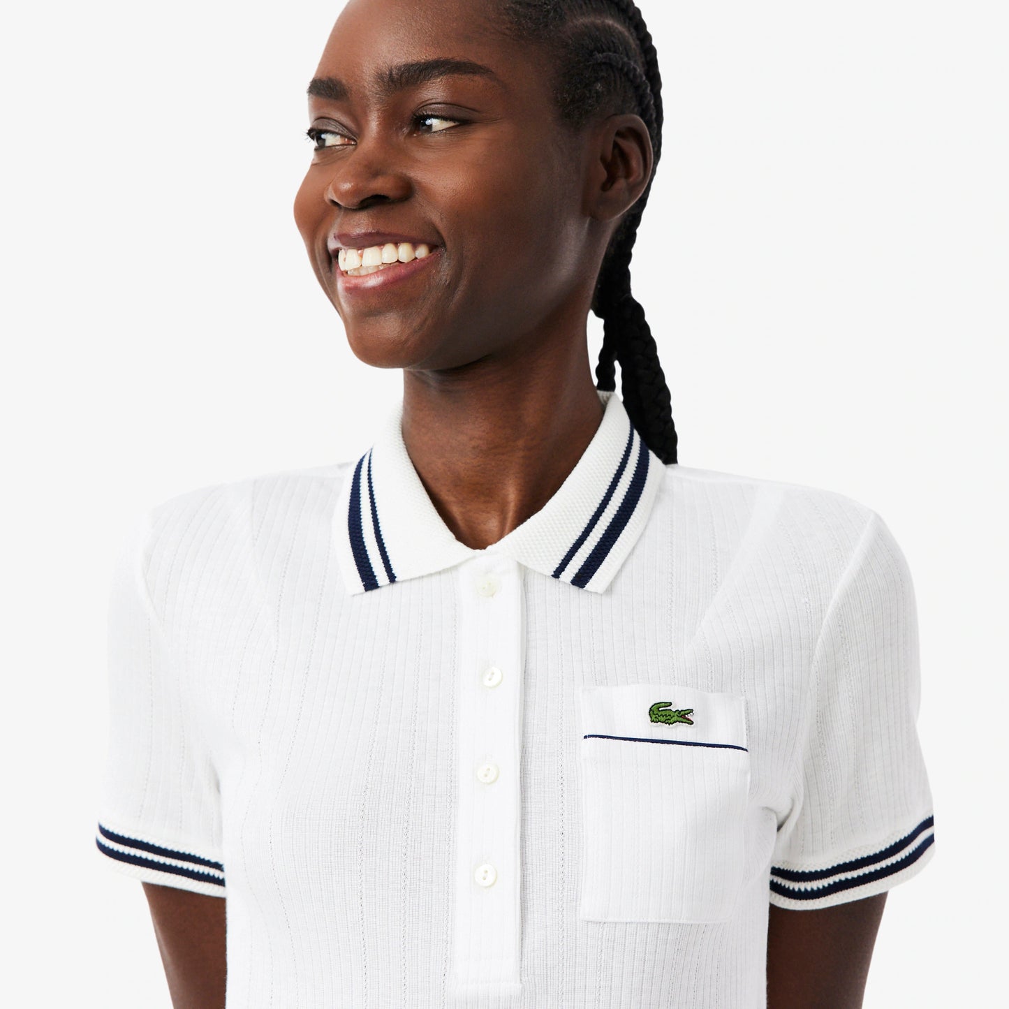 Slim Fit French Made Ribbed Polo Shirt