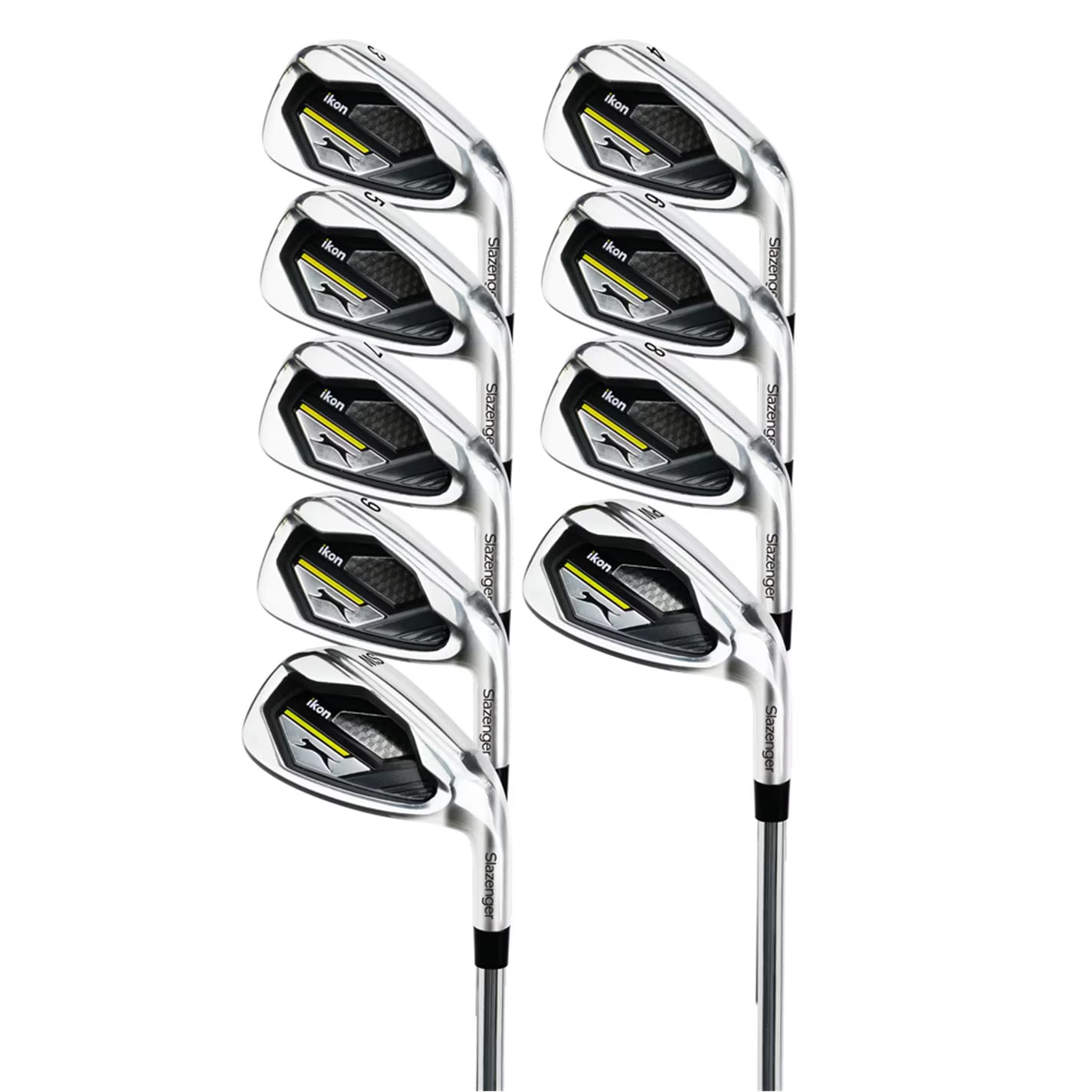 Slazenger VS Golf Club Set with Stand Bag (Graphite and Steel Shaft Combo) Mens