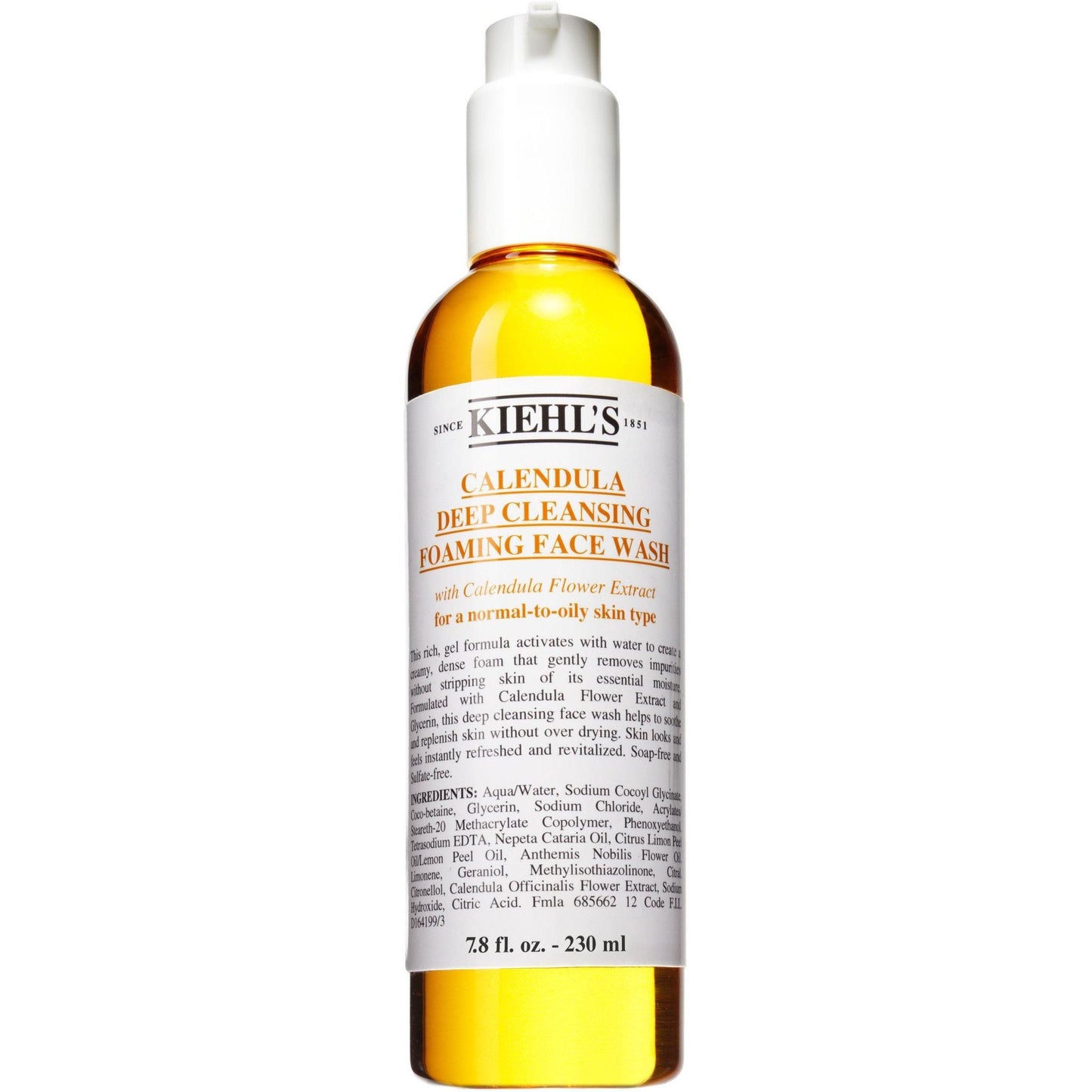 Kiehls Calendula Deep Cleansing Foaming Wash 230ml