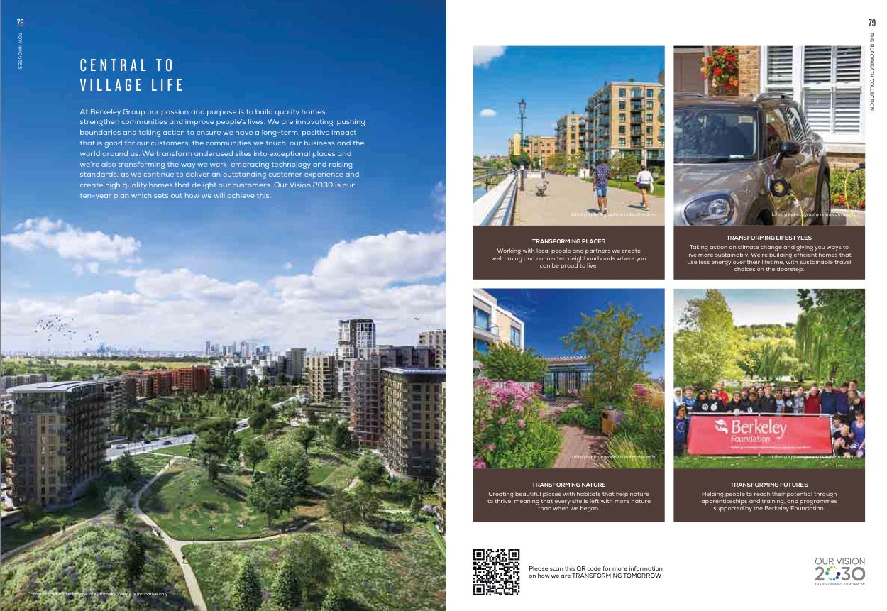 The Blackheath Collection Townhouses — Spacious 4 Bedroom — 3 Bathroom TownHomes — Greenwich SE3 9YY — Kidbrooke Village