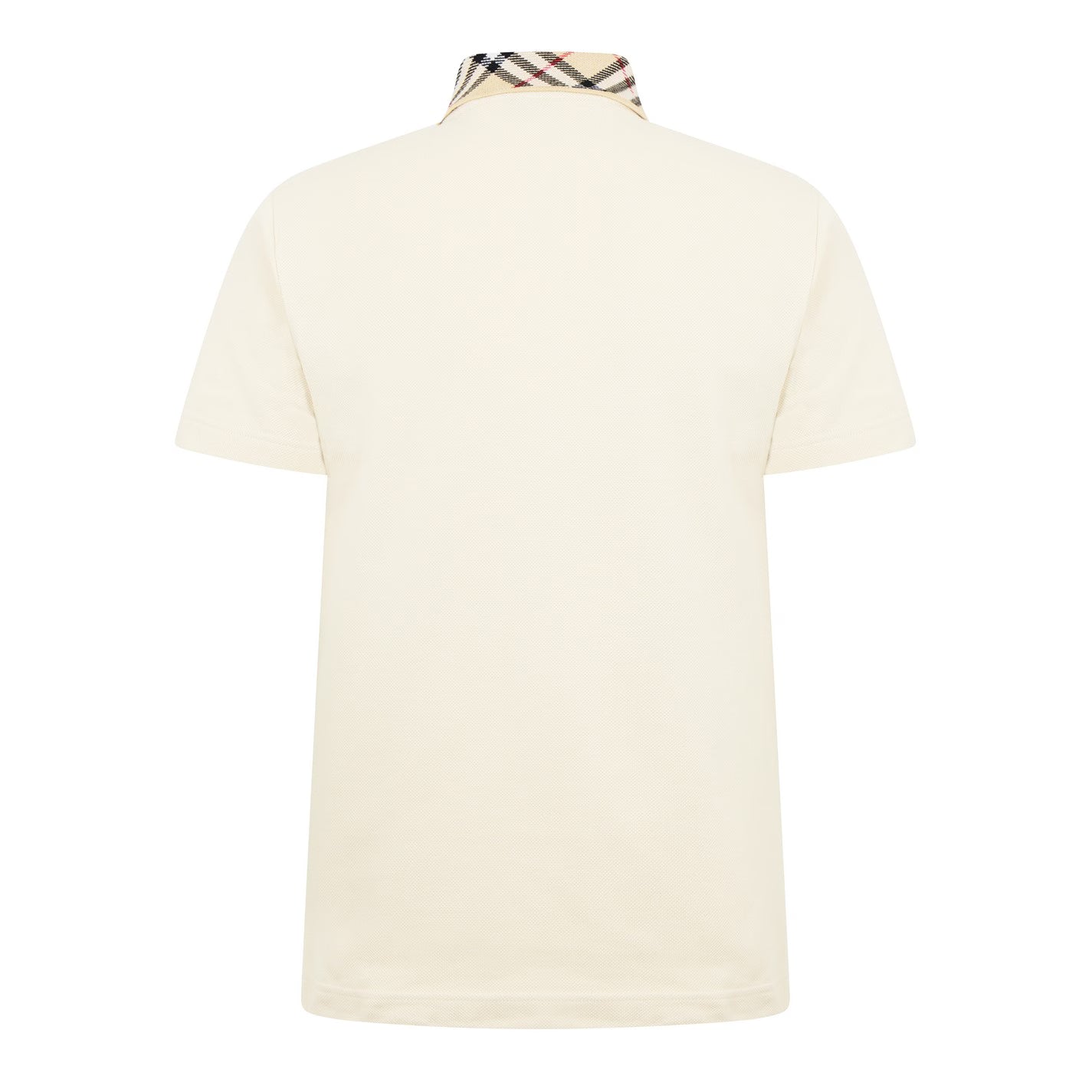 BURBERRY Check Collar Polo Shirt