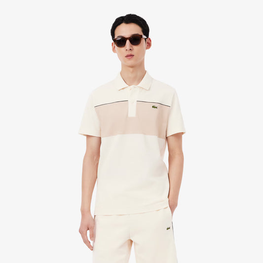 Regular Fit Colour-Block Piqu