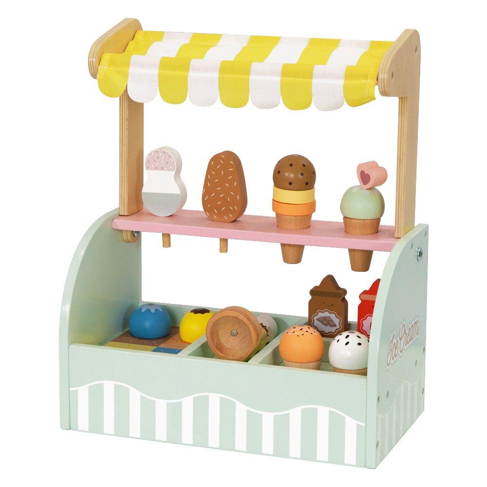 Wooden Ice Cream Parlour Playset