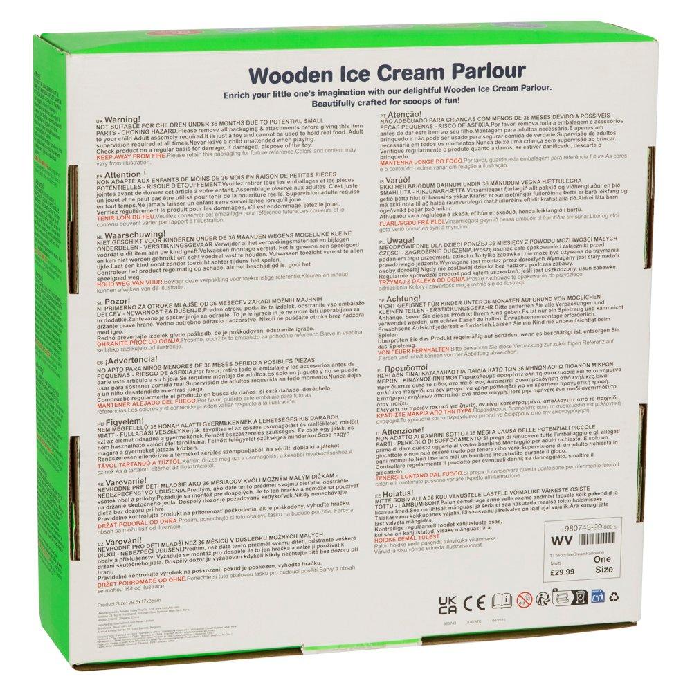 Wooden Ice Cream Parlour Playset