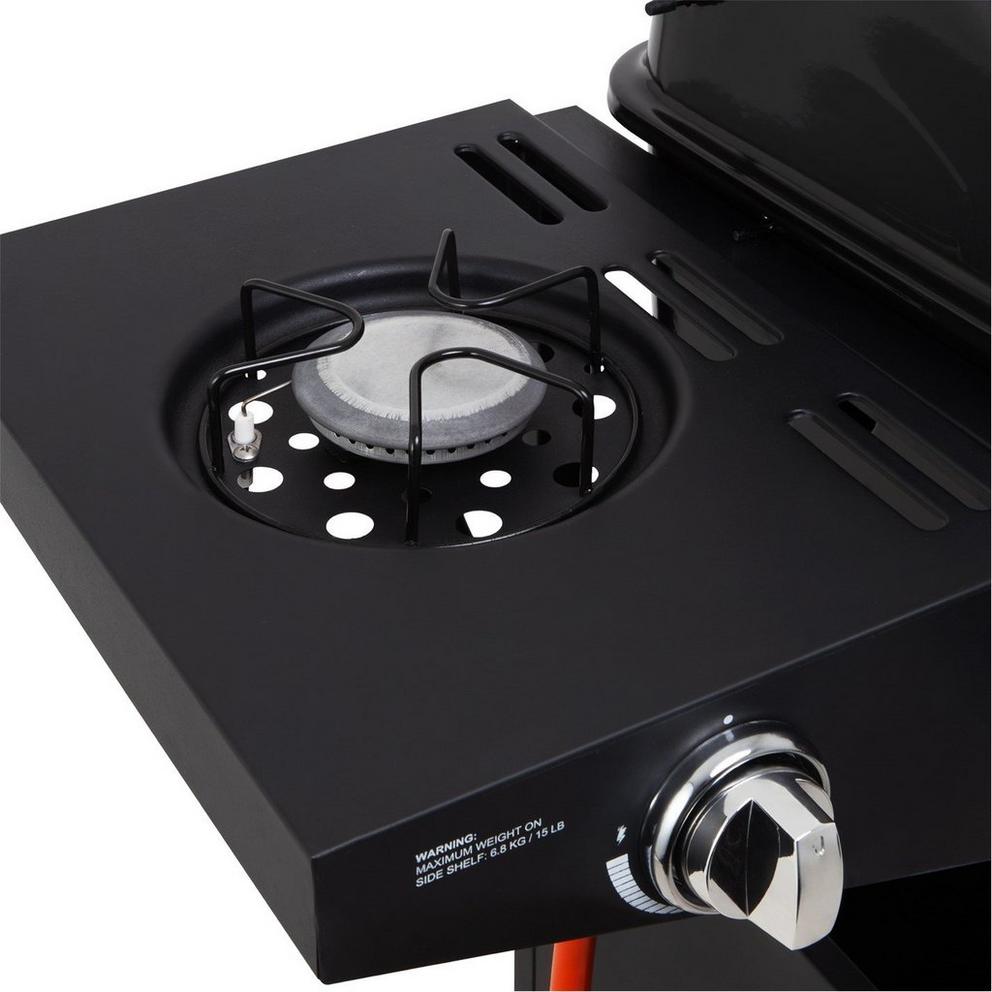 George Foreman 4 Burner BBQ with sideplate