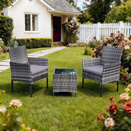 Linea Rattan weather resistant Bistro Set