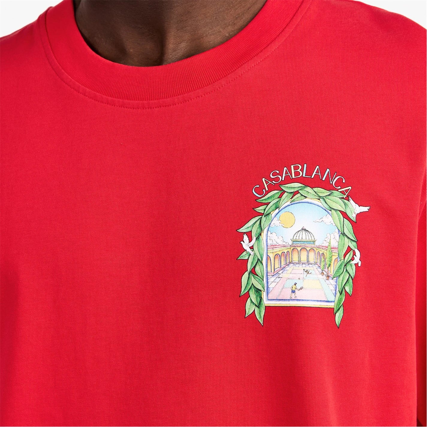 Men's Graphic Cotton L'Arche Tennis Club T-Shirt