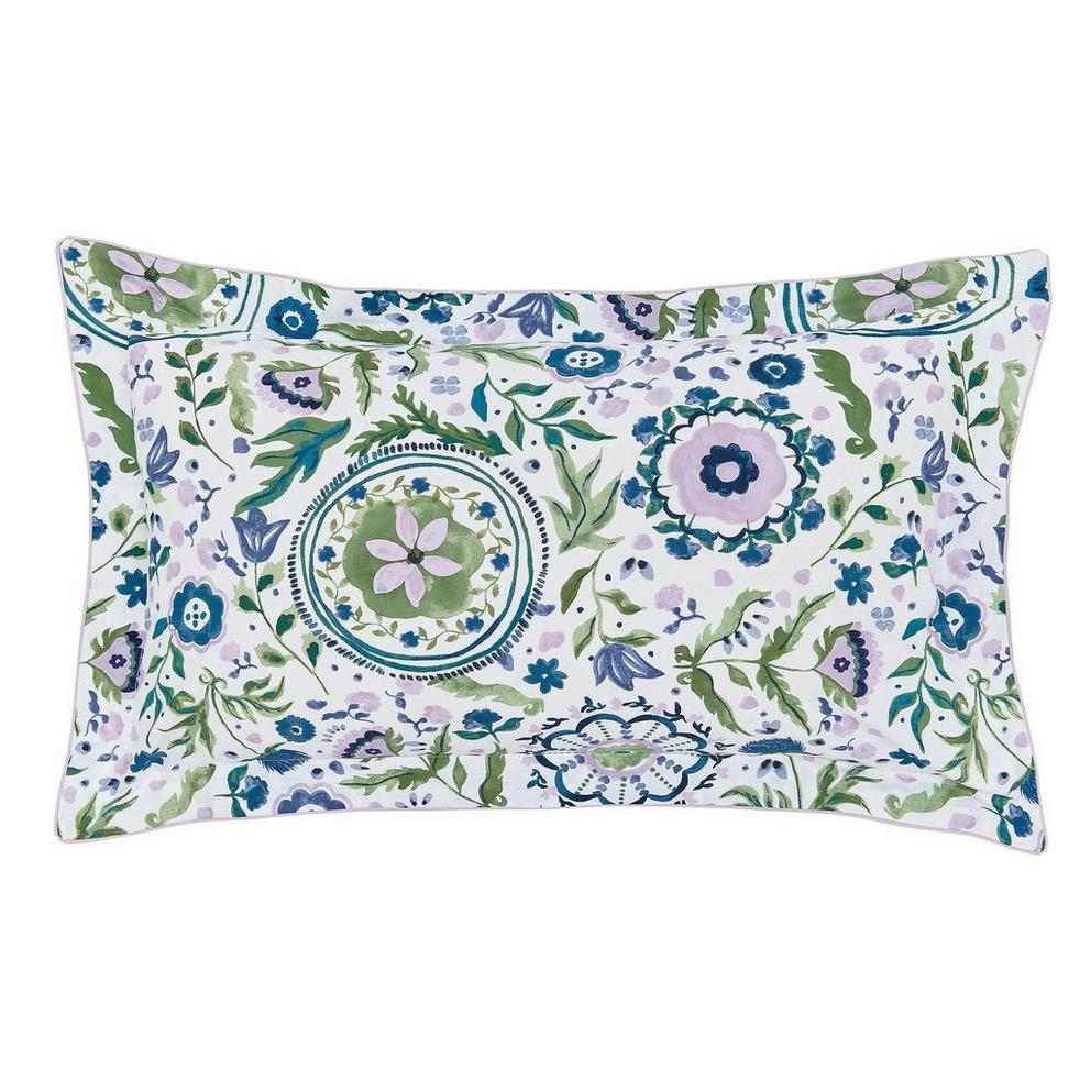 Festival Flowers Duvet Cover Set Green