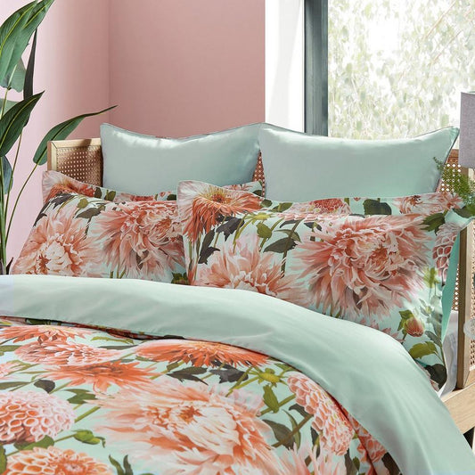 Dahlia Bunch Duvet Cover Set
