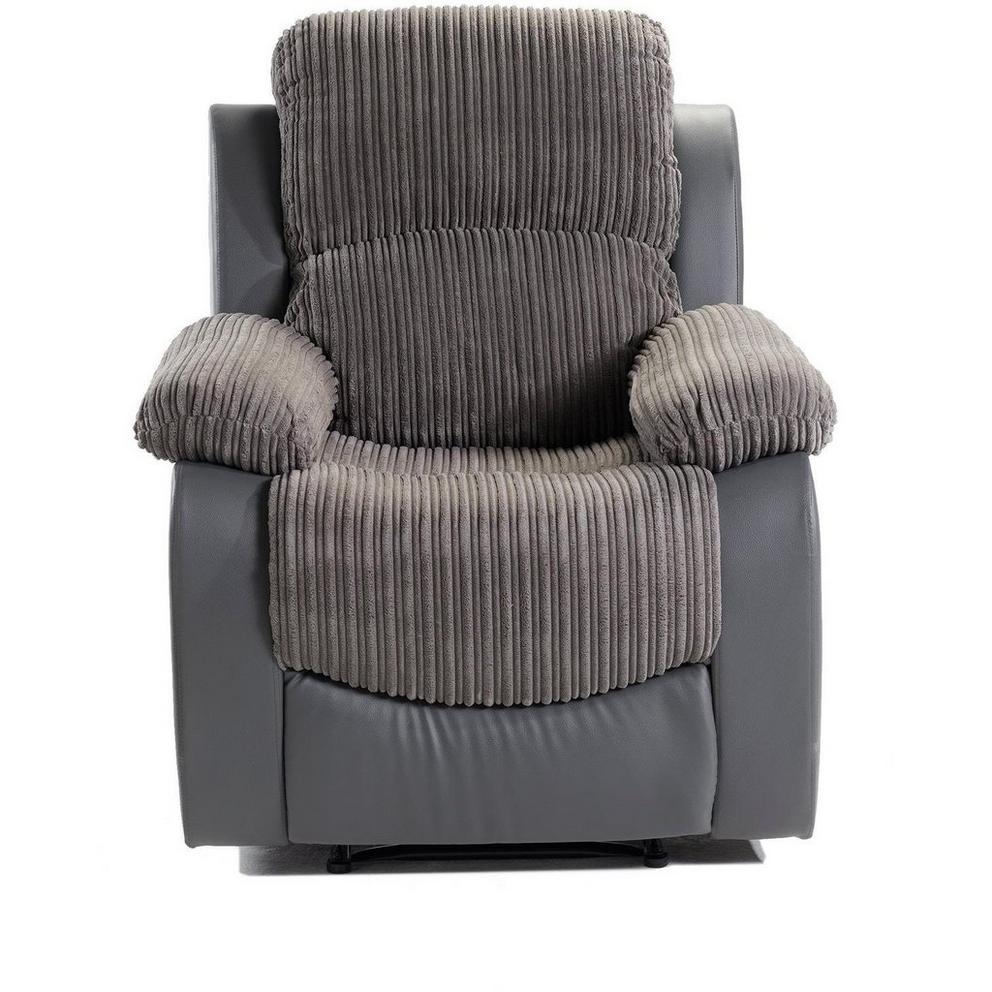 Canterbury Cord/Faux Leather Electric Rise Recliner