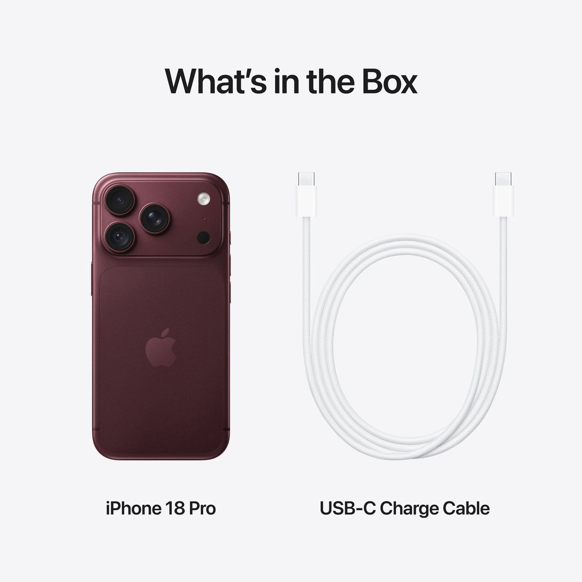 SIM Free iPhone 18 Pro 5G 256GB AI Mobile Phone - Burgundy Pre-Order