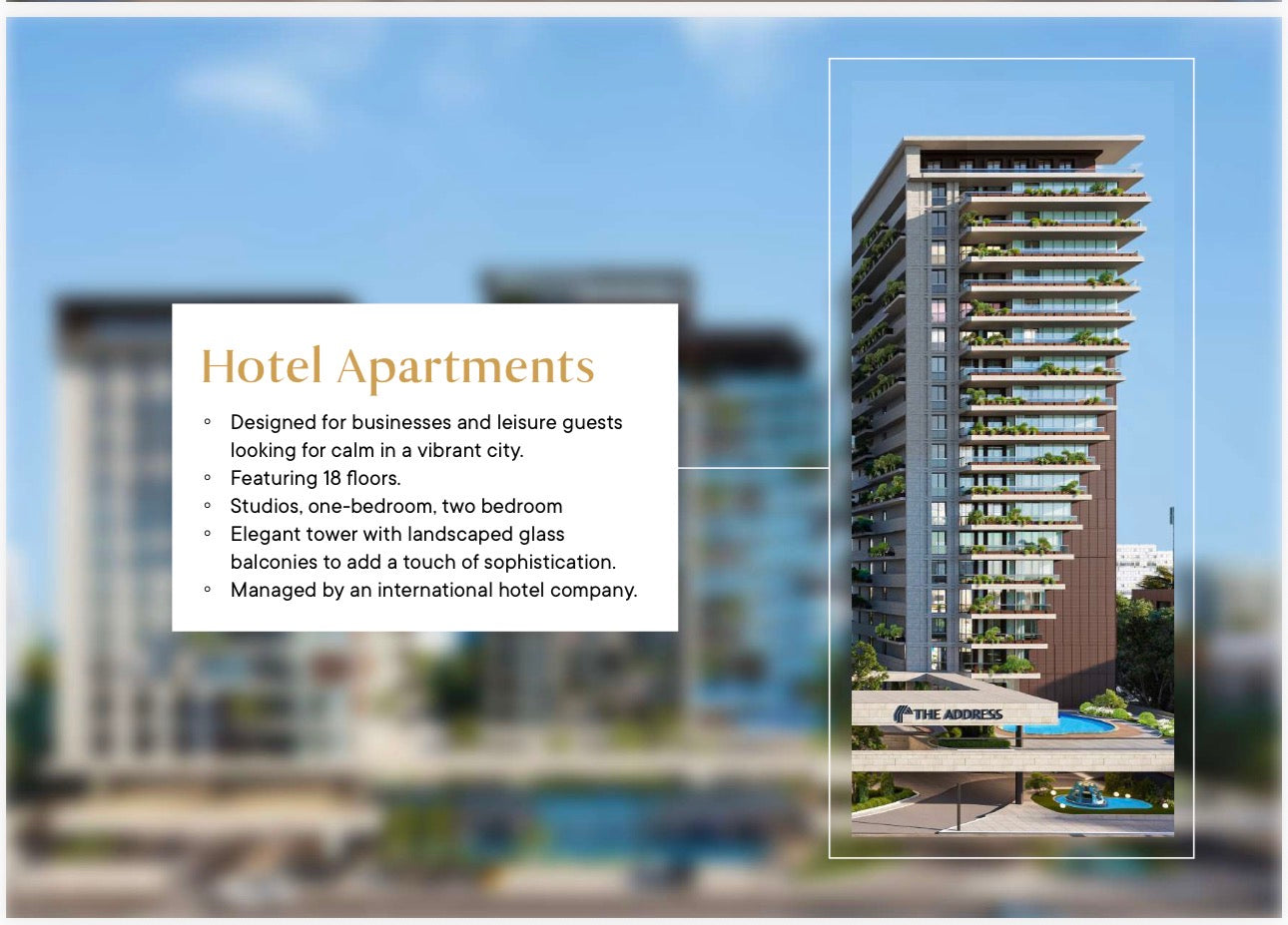 The Address — Studio One Two and Three Bedroom Ultra Luxury Serviced Apartments — Holiday Homes — Hotel and Residential Homes — Unlimited Wellness Amenities — Roman Ridge Accra Ghana New ✨