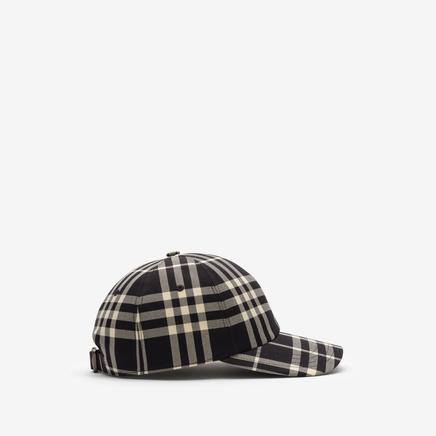 Check Cotton Baseball Cap
