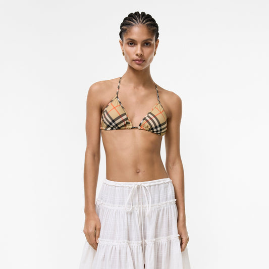 Check Bikini Top