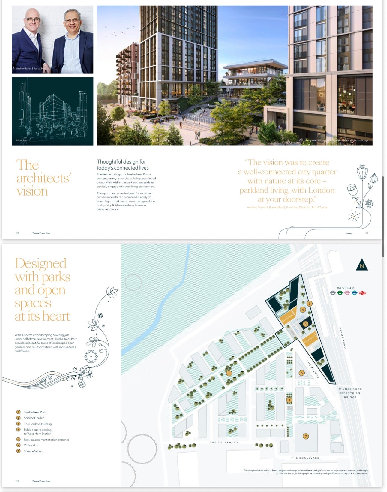 Twelvetrees Park  — Suite 1 2 and 3 Bedroom Ultra Luxury Homes — 24 Hr Concierge and World Class Amenities — West Ham London — E16