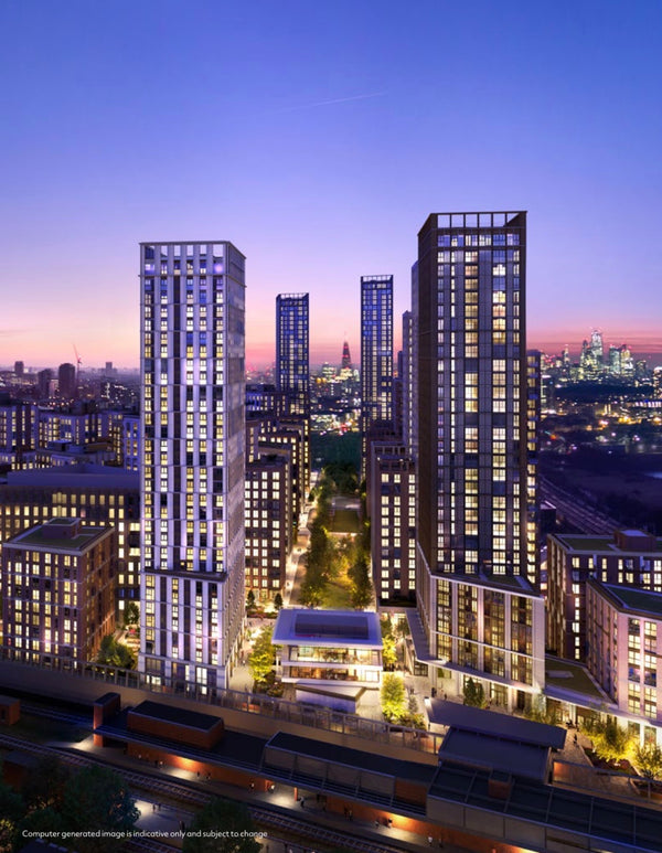 Twelvetrees Park  — Suite 1 2 and 3 Bedroom Ultra Luxury Homes — 24 Hr Concierge and World Class Amenities — West Ham London — E16