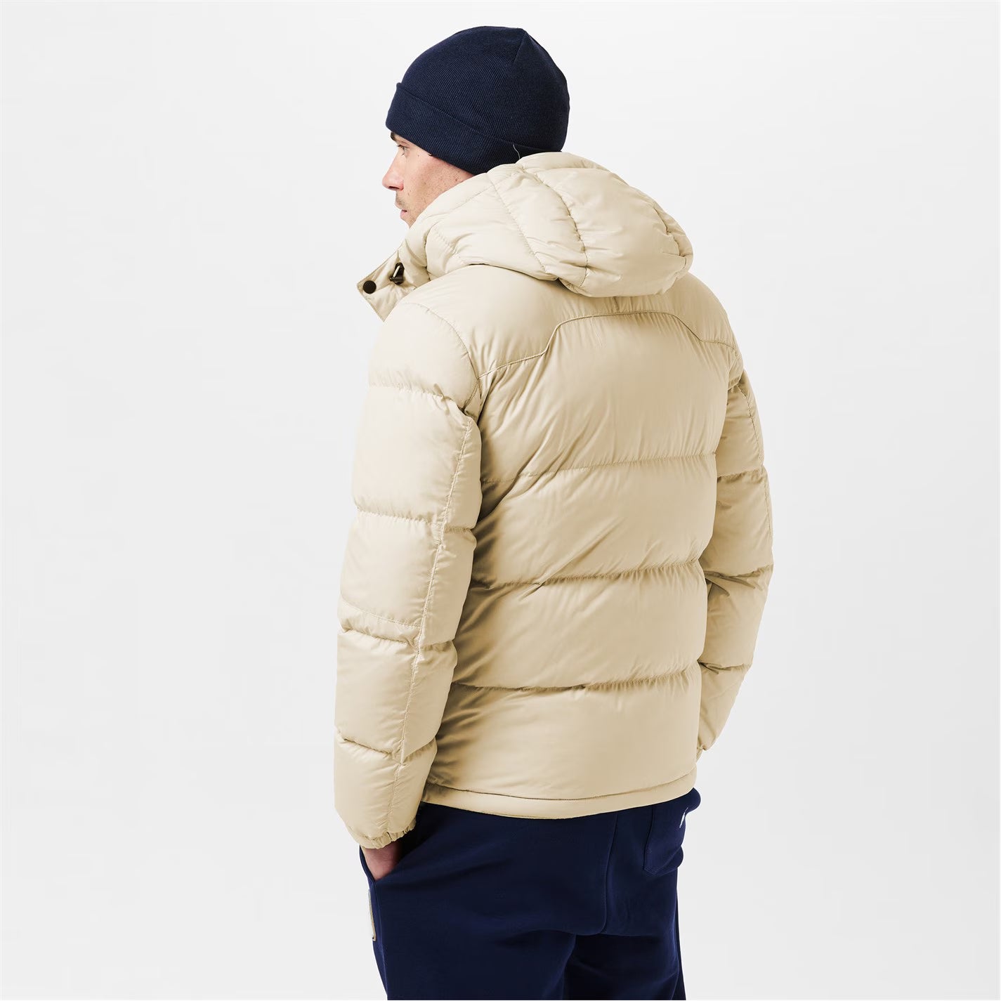 Polo Ralph Lauren Men's El Cap Water Resistant Duck Down Detachable Hood Short Puffer Jacket