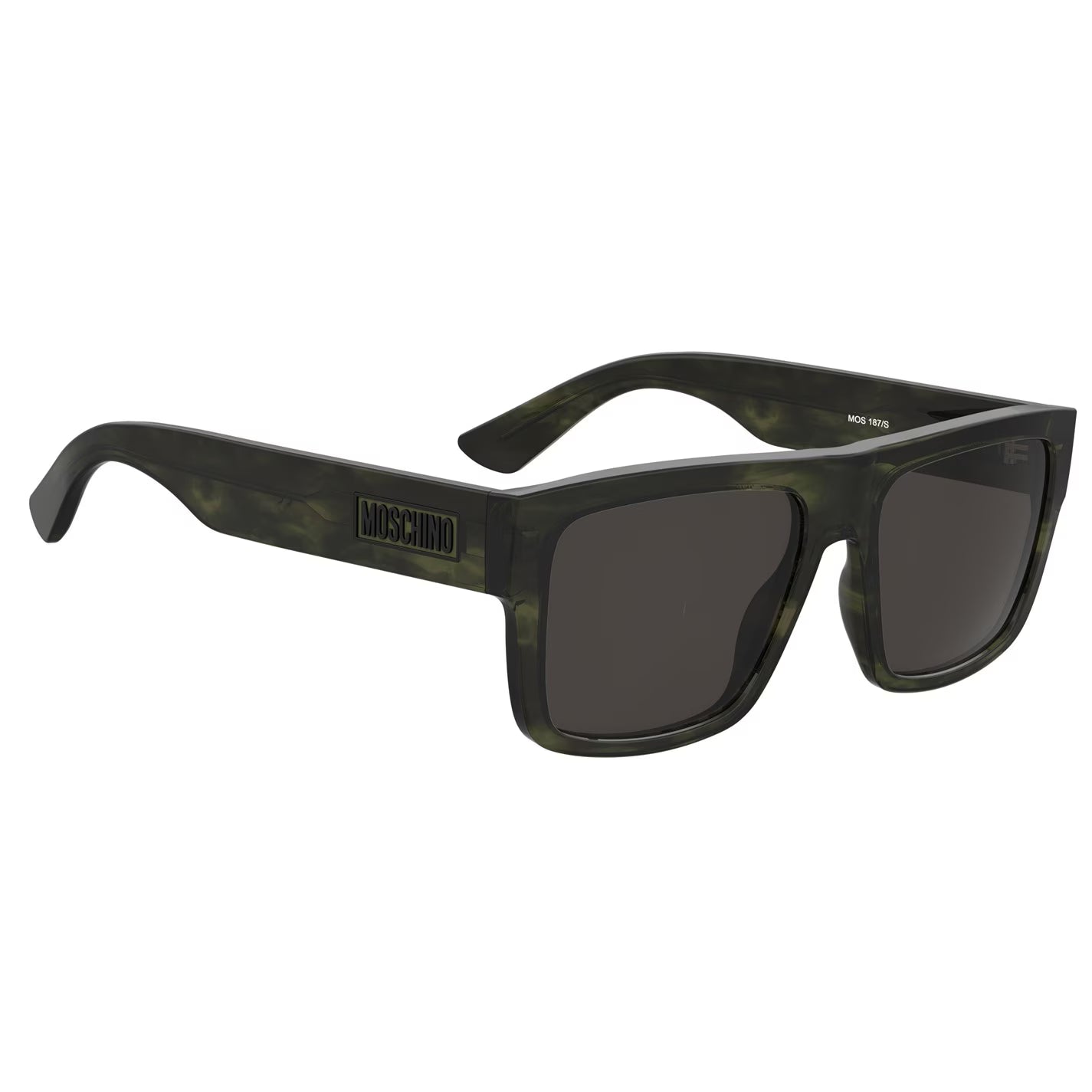 Moschino Men's Rect Top Round Sunglasses
