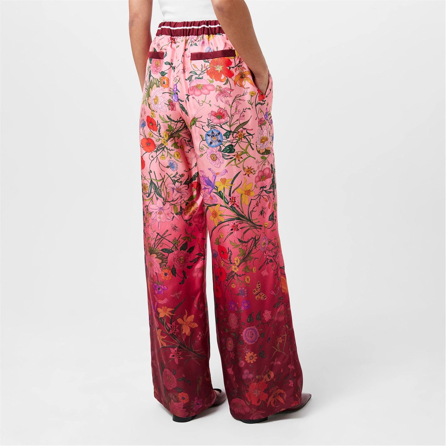 Women's High Waisted Wide Leg Trousers