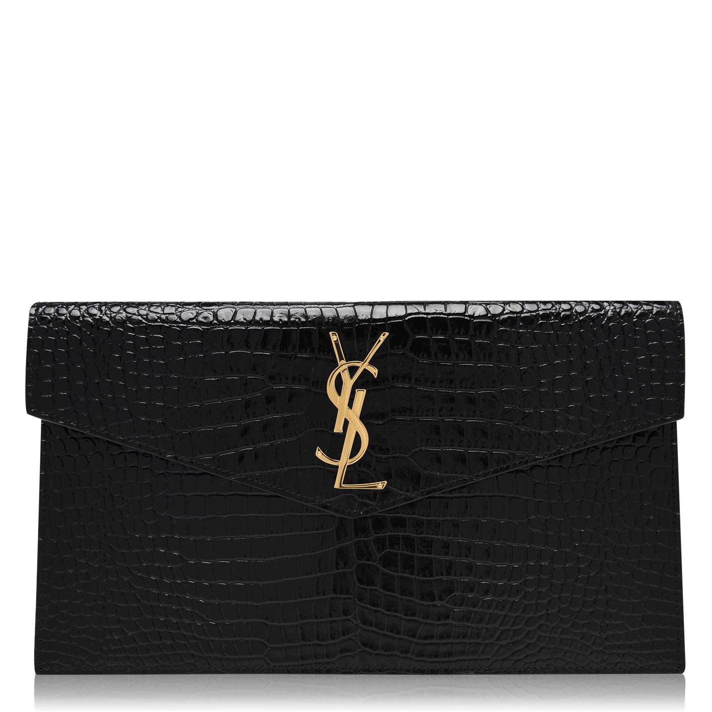 Uptown Crocodile Clutch Bag